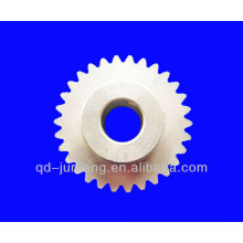 Machining cast gear for centrifugal pump